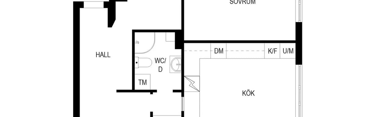 Floor plan for Vintergatan 4