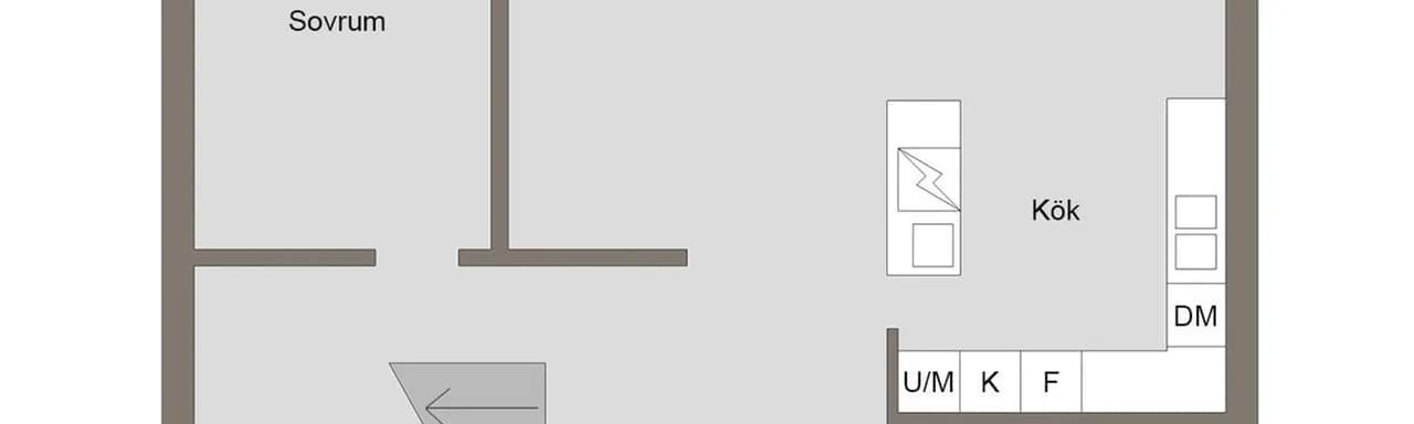 Floor plan for Klippervägen 1B - AVGIFTSFRITT I 3 MÅNADER