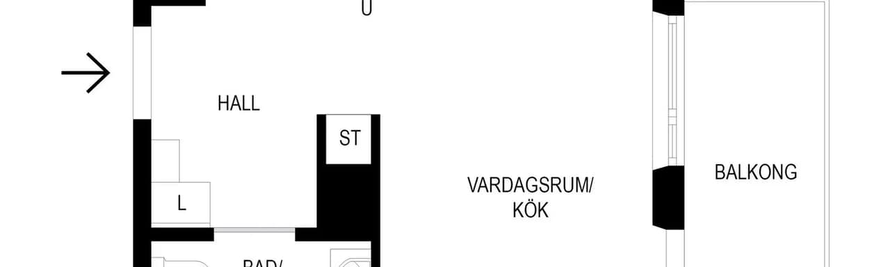 Floor plan for Silverdalsstråket 4