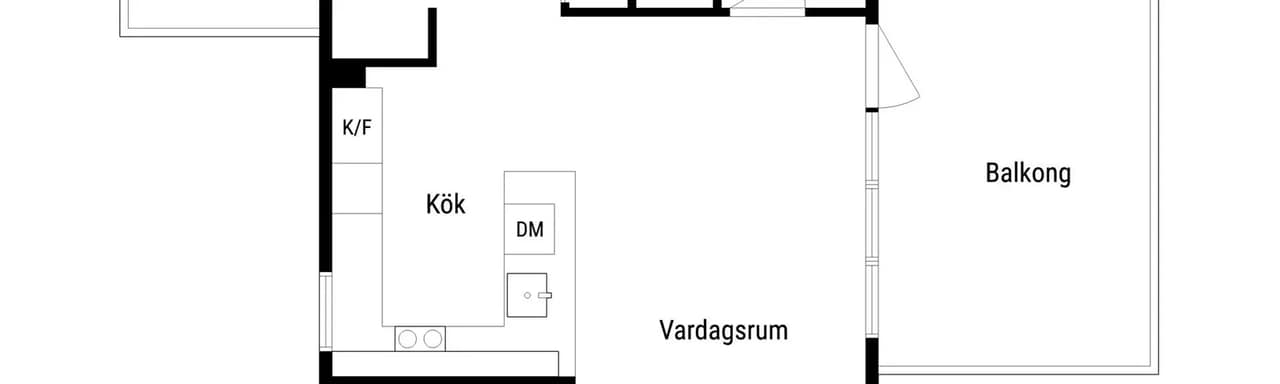 Floor plan for Smögengatan 16