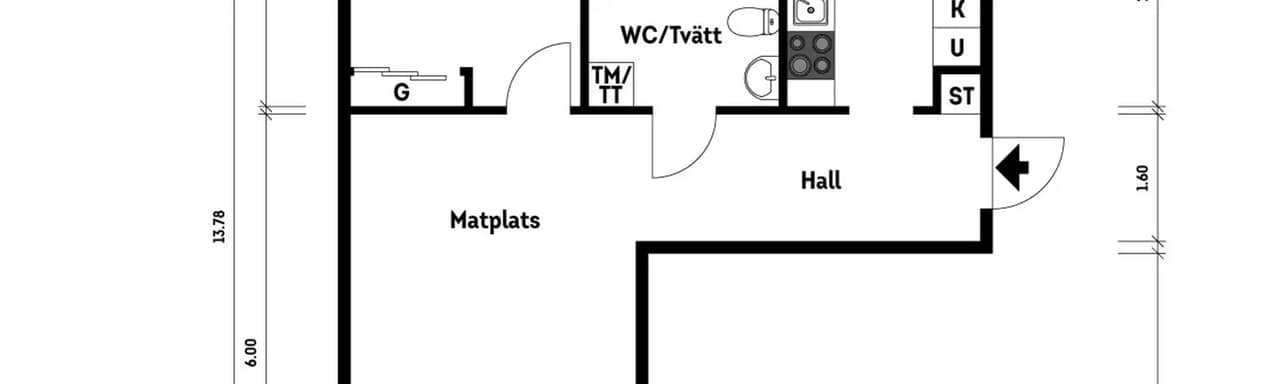 Floor plan for Karlstorpsvägen 95