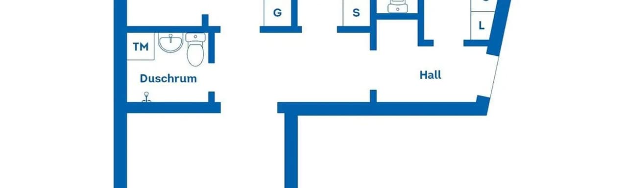 Floor plan for Östra Storgatan 2A