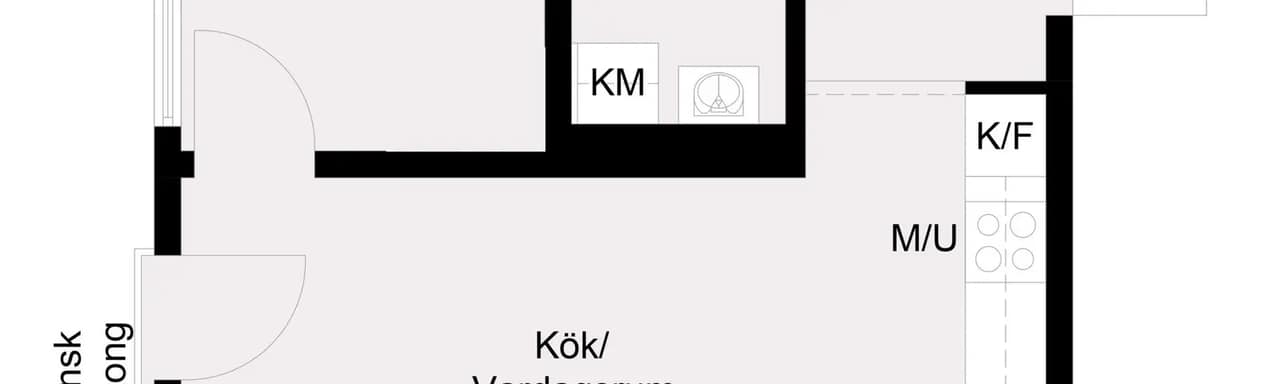 Floor plan for Ångfärjekajen 12