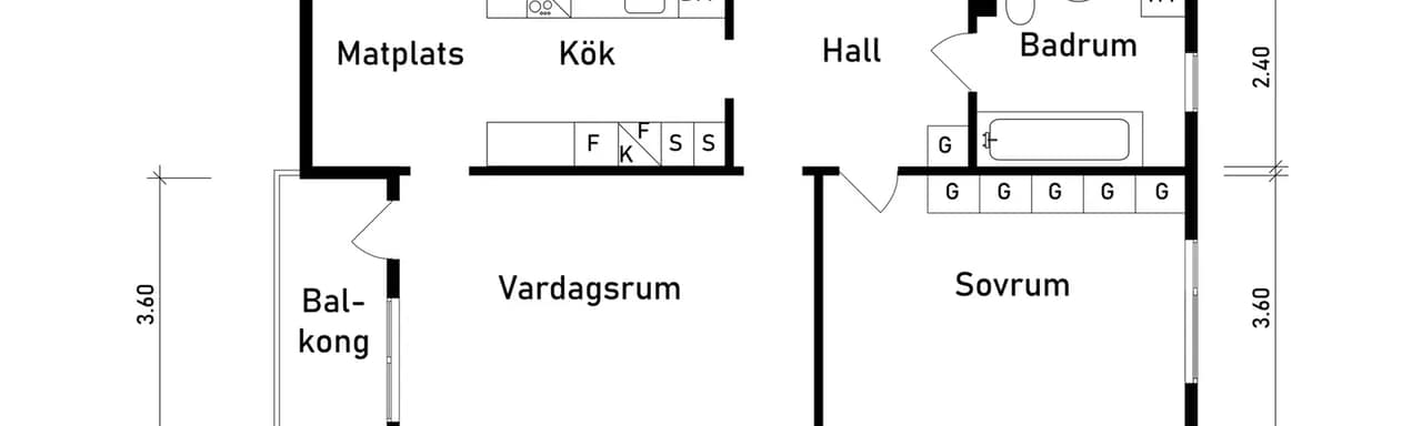 Planritning för Ekebygatan 11