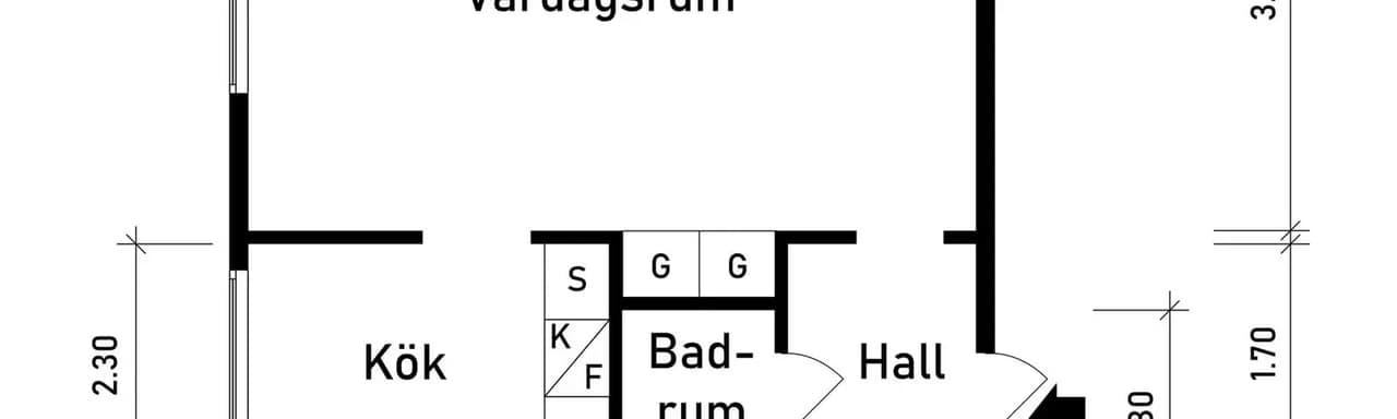 Floor plan for Västra Stillestorpsgatan 9