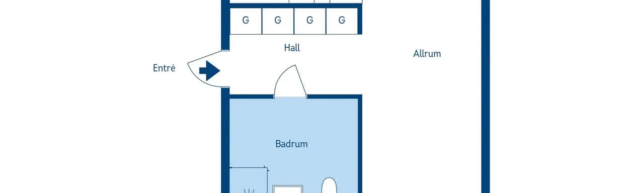 Floor plan for Myntgatan 81