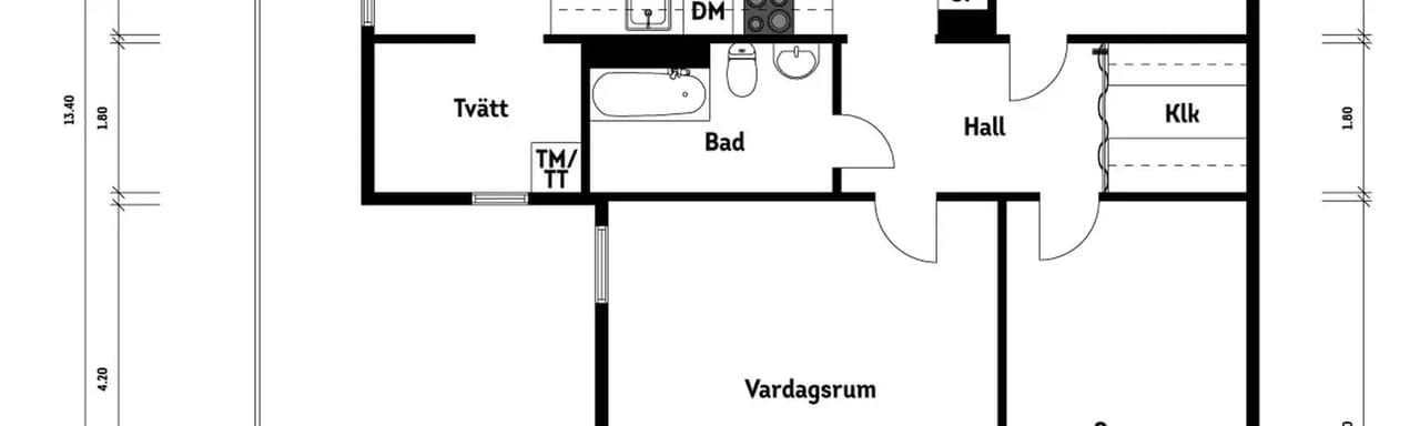 Floor plan for Stjärnbildsgatan 34