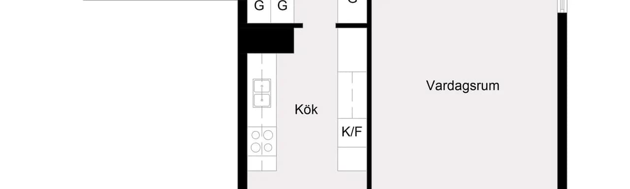 Floor plan for Karolingatan  8