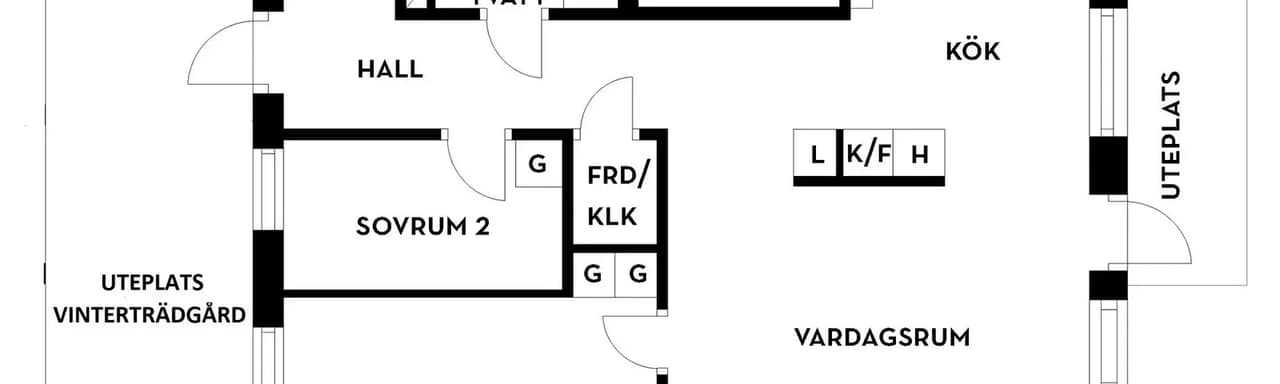 Planritning för Sadelvägen 1