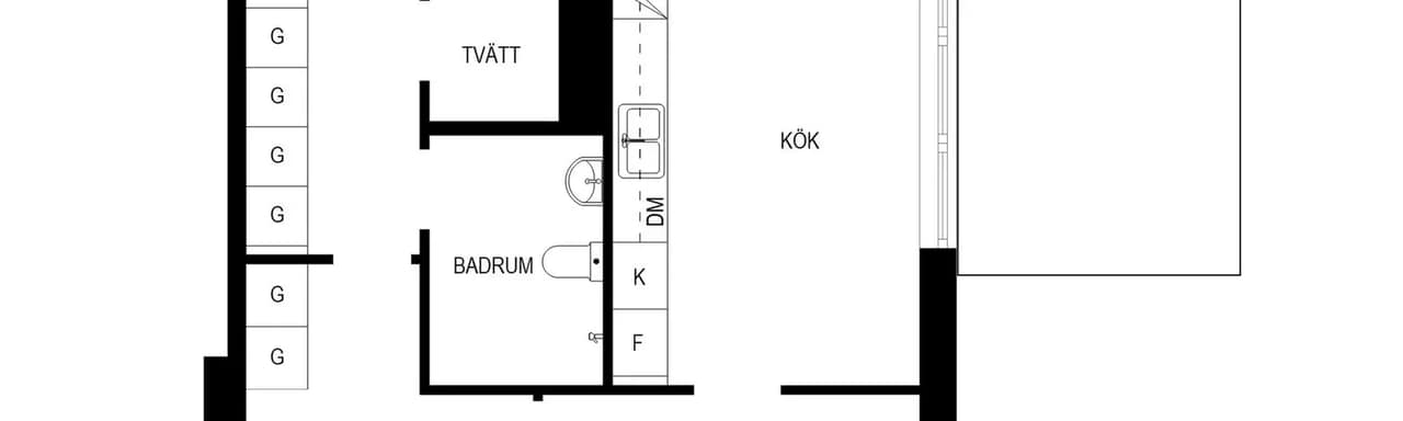 Floor plan for Sörmlandsvägen 8