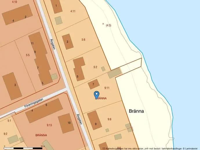 Planritning för Älvgatan 7