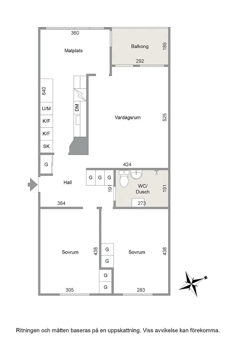 Floor plan for Olshammarsgatan 4