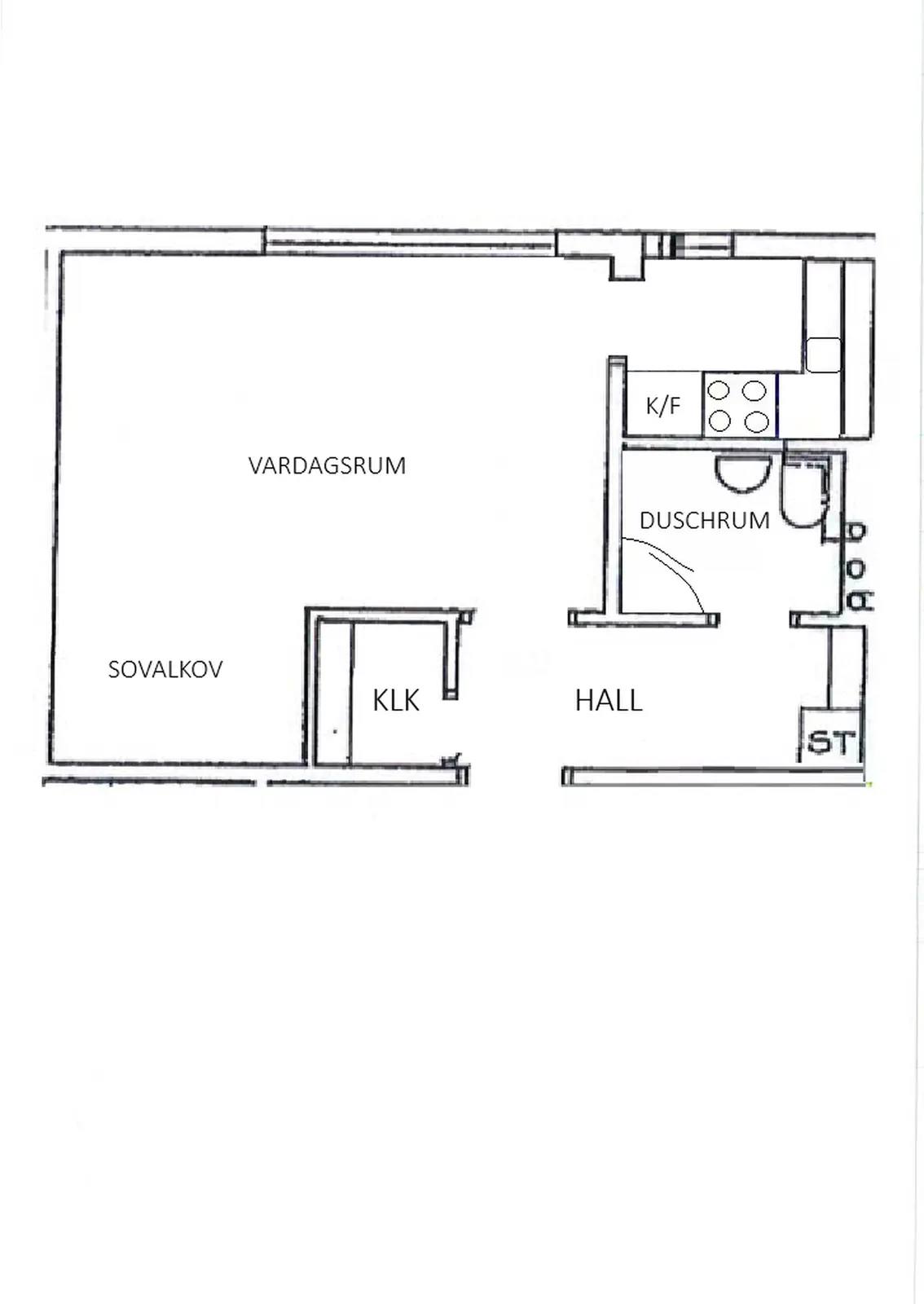 Planritning för Månadsvägen 79