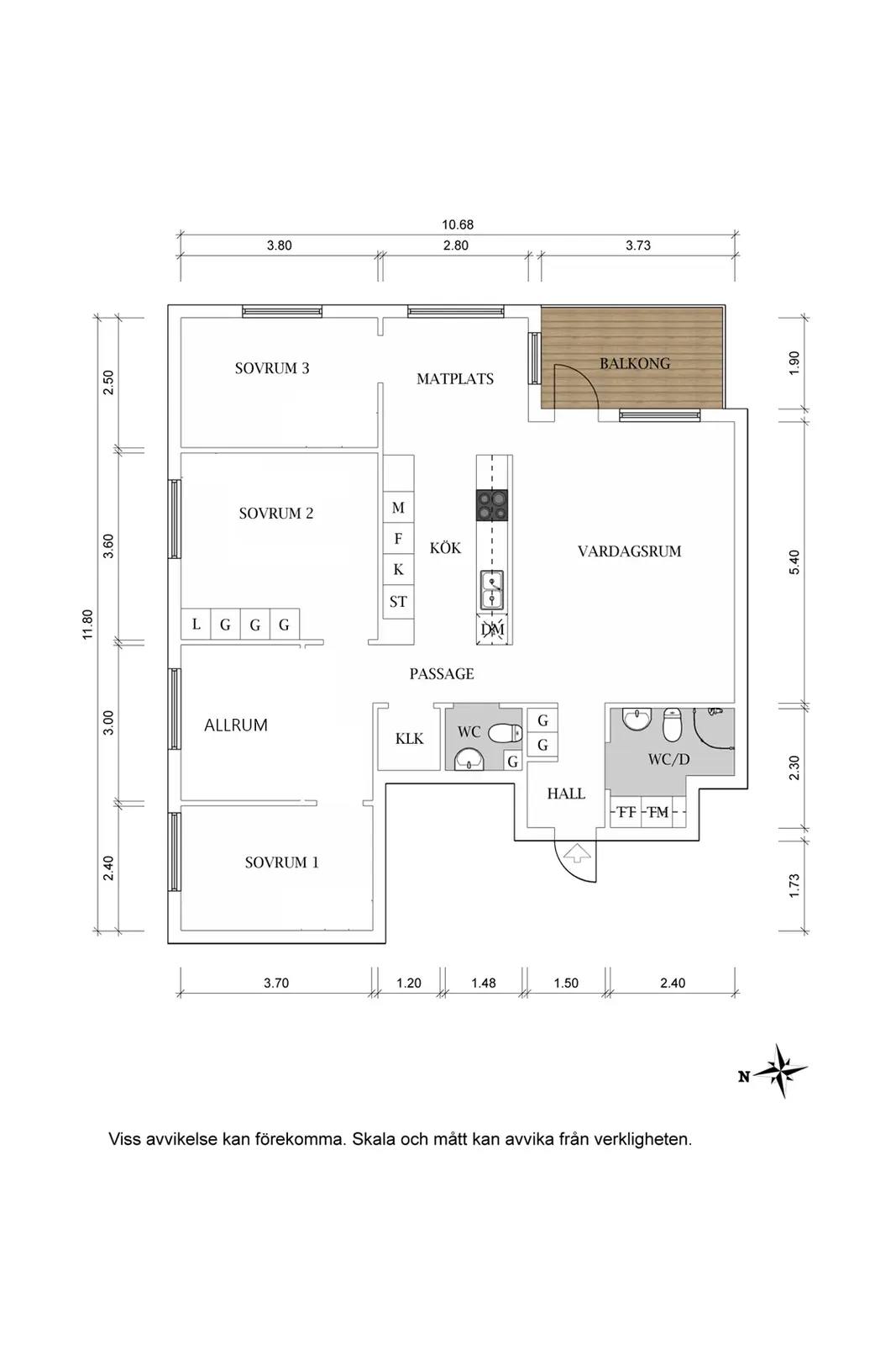 Floor plan for Råcksta Gårdsväg 21