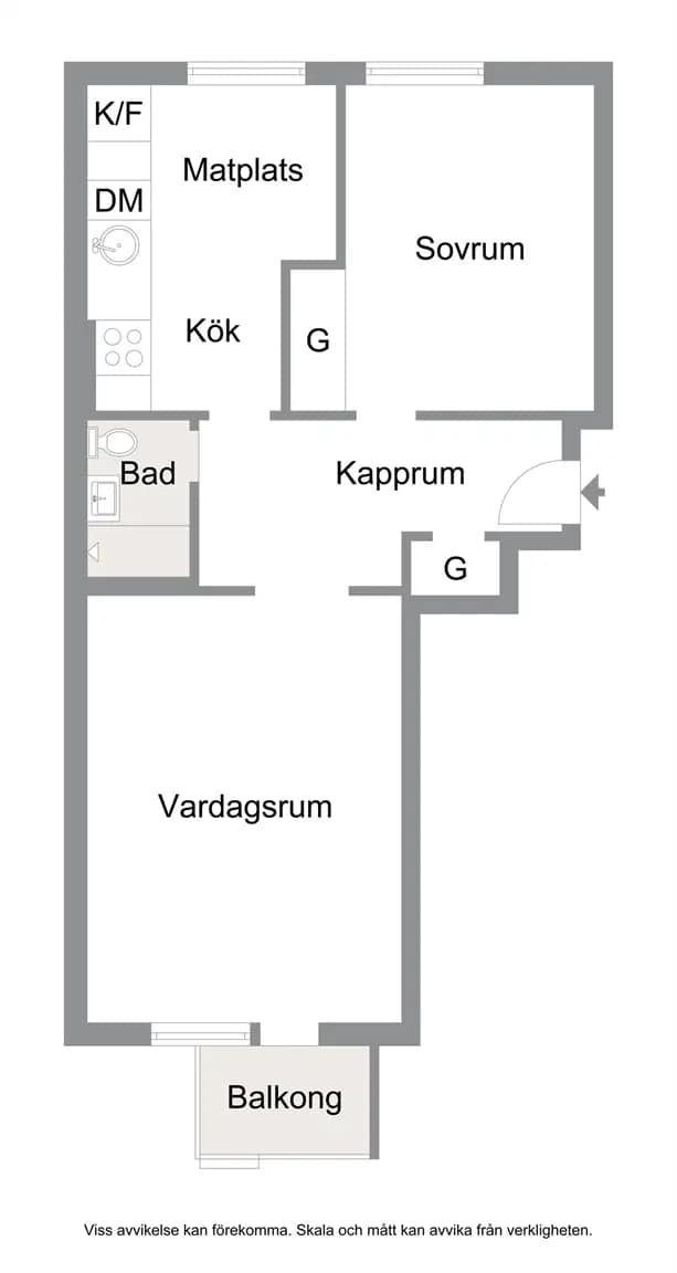 Floor plan for Sandbackegången 4D