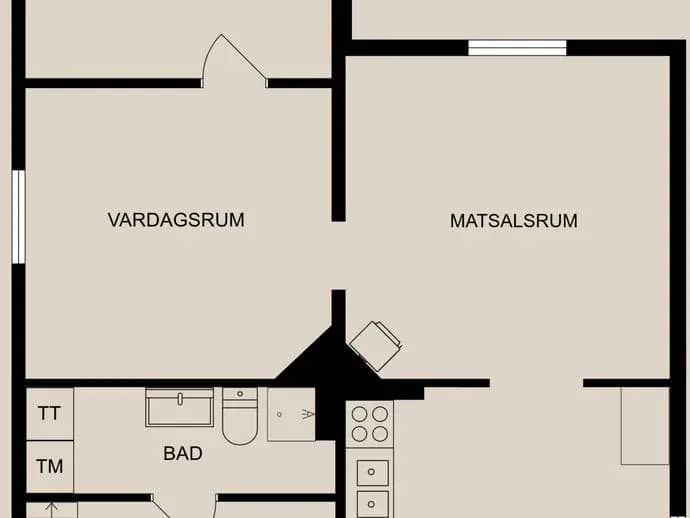 Planritning för Enbackevägen 3