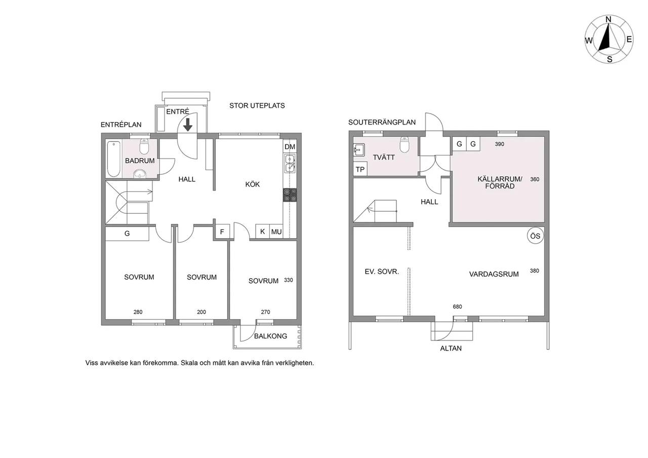 Floor plan for Värmlandsvägen 288