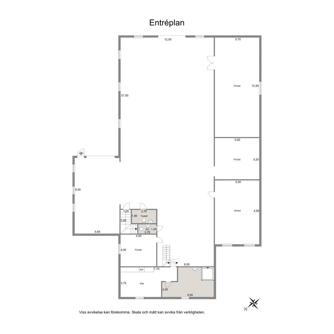 Floor plan for Augustenborgsvägen 20