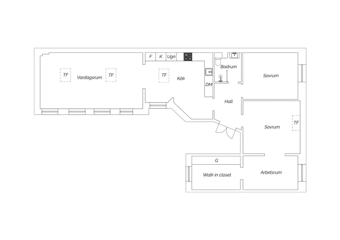 Floor plan for Repslagaregatan 11