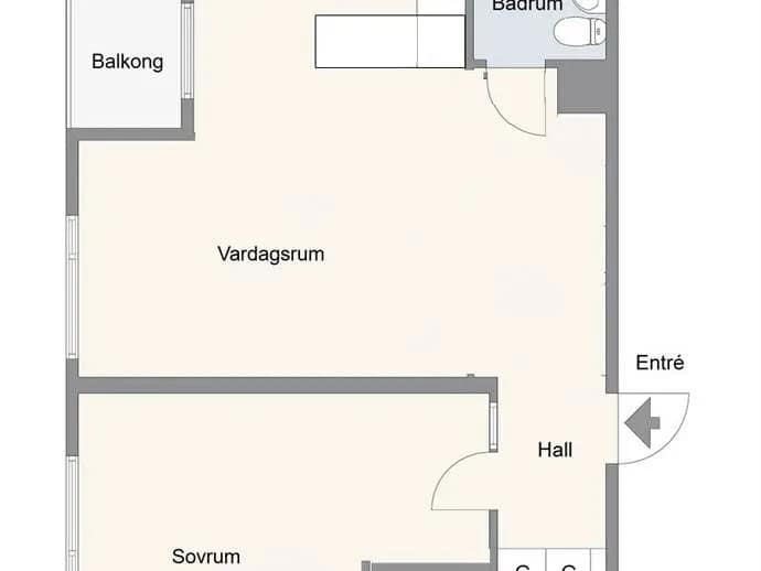 Planritning för Hagalundsgatan 18