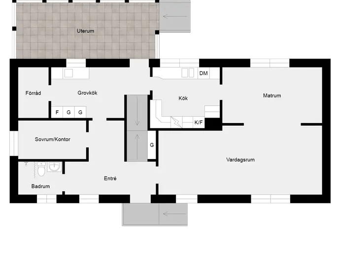 Planritning för Lavendelvägen 18