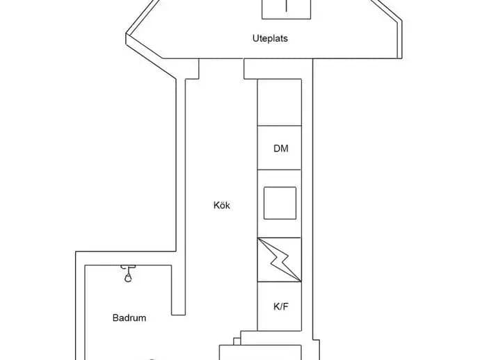 Floor plan for Kanikgatan 6C