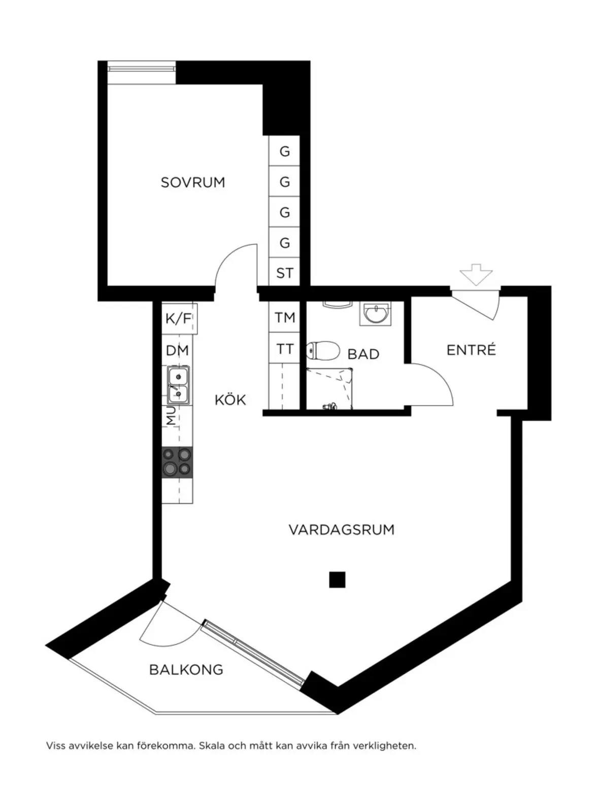 Planritning för Redaregatan 47