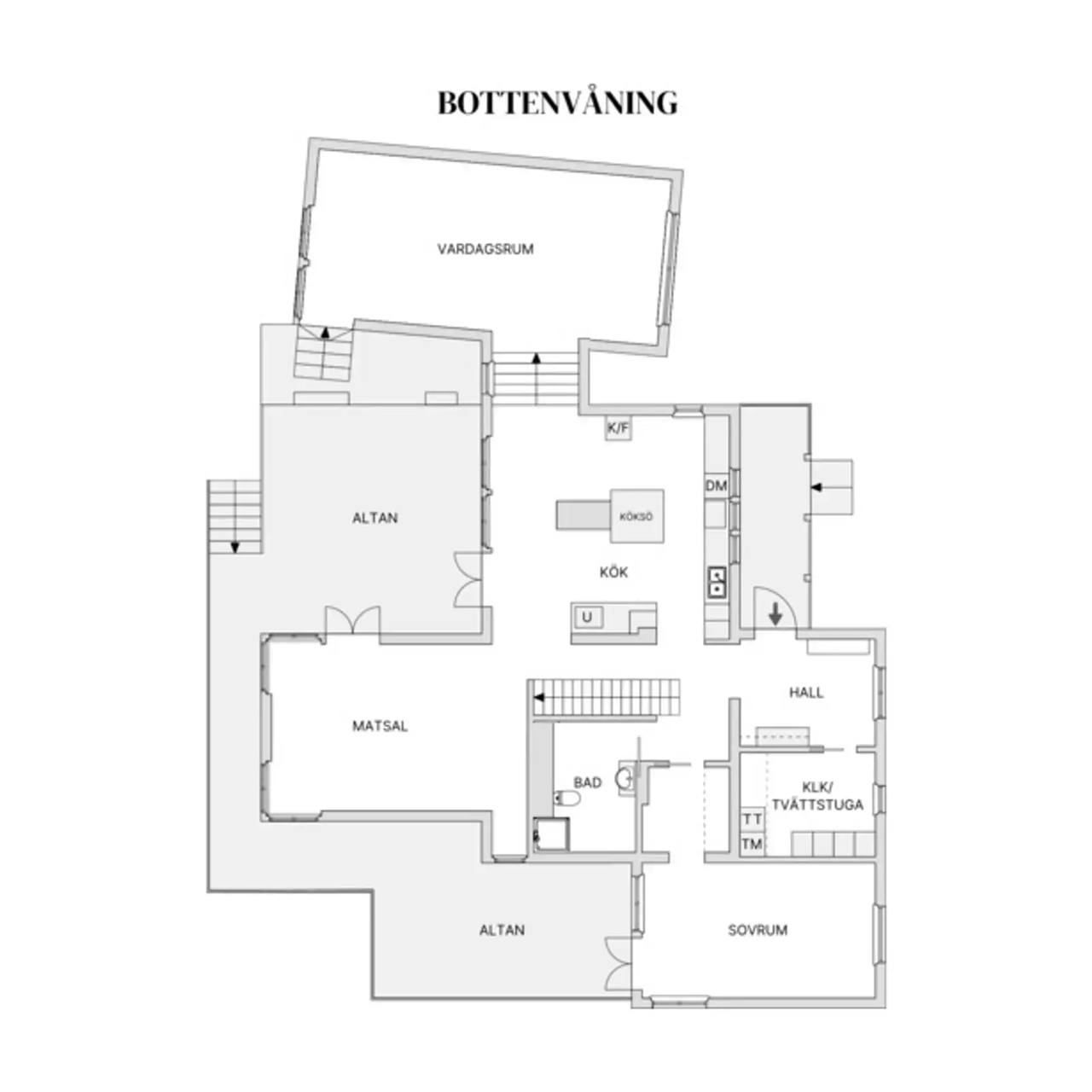 Floor plan for Kvastpricksvägen 12