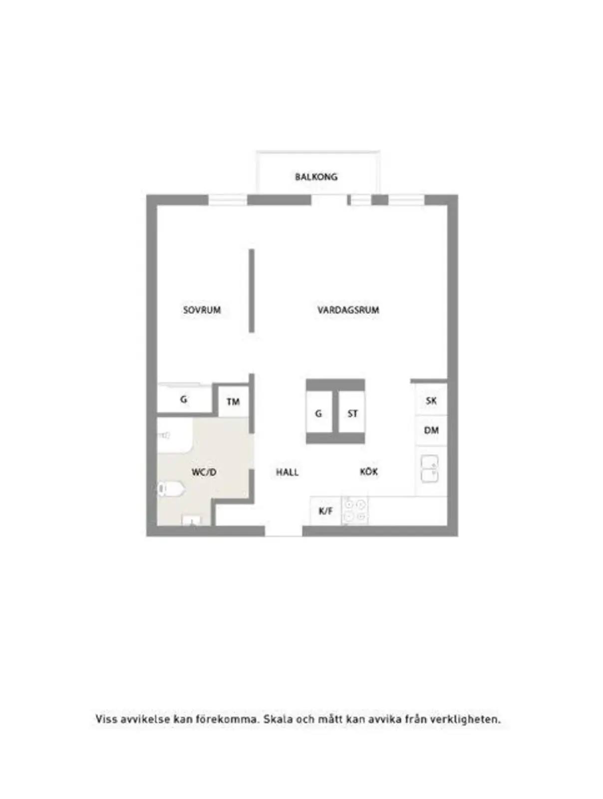 Planritning för Godsgatan 7