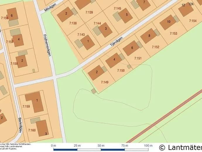 Floor plan for Tjärvägen 2