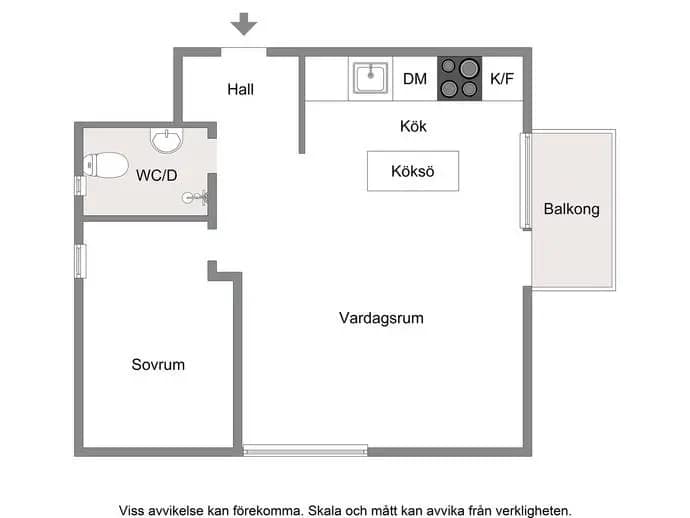 Floor plan for Mårdstigen 2