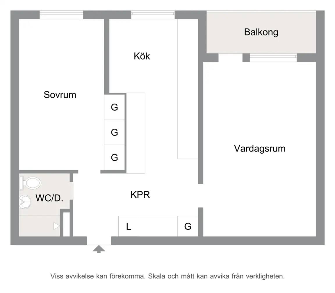 Floor plan for Ingenjörsgatan 20