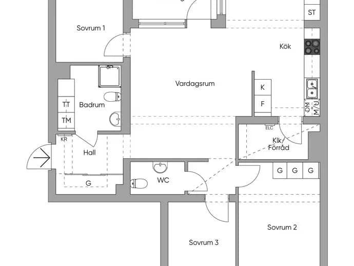 Floor plan for Vega allé 77