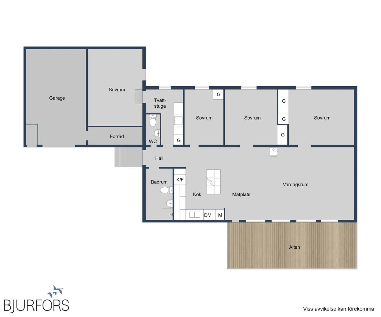 Floor plan for Stapelvägen 35