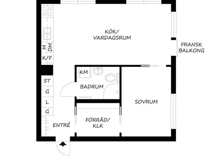 Floor plan for Vardövägen 84
