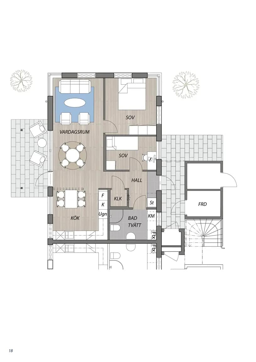 Floor plan for Bockholmsvägen 8D