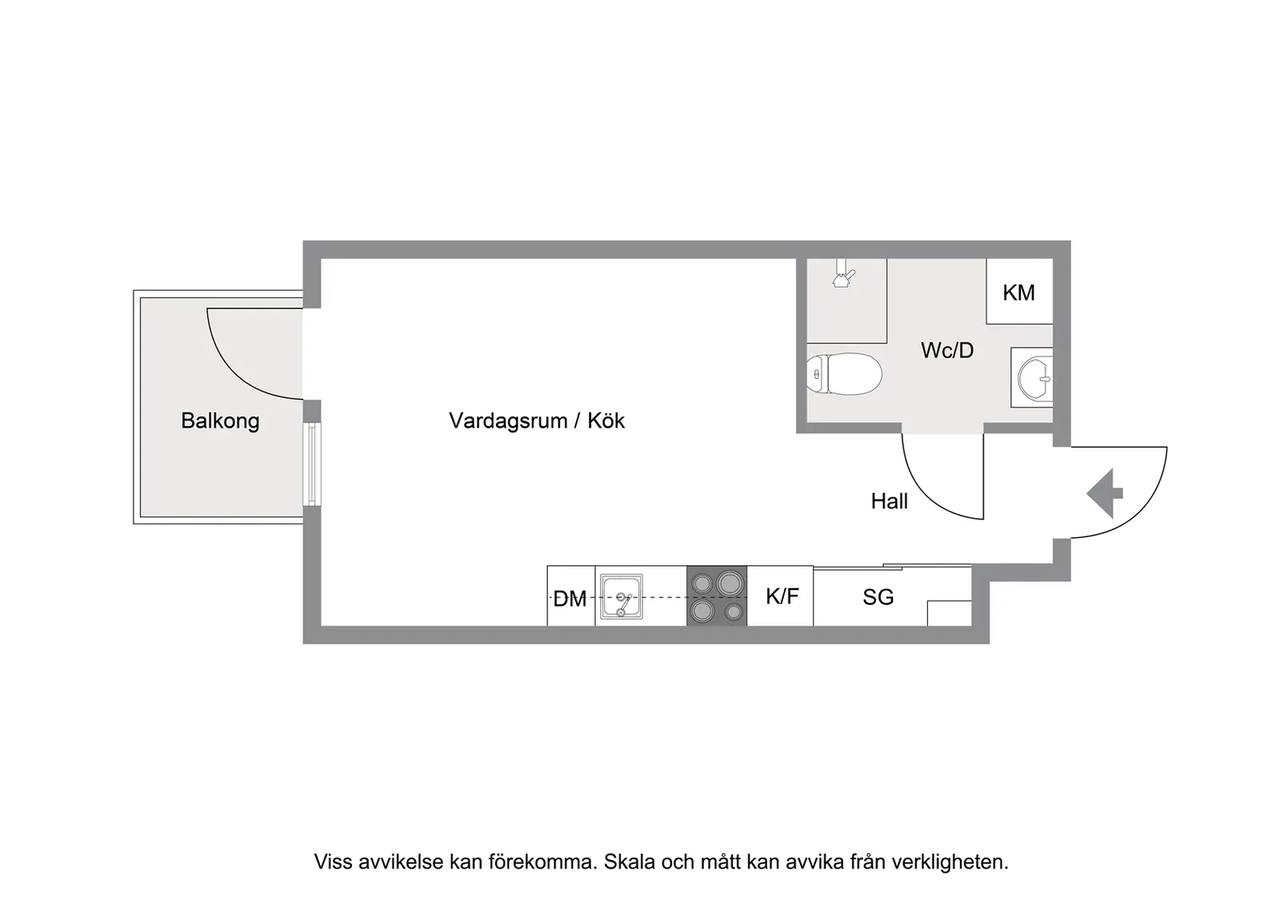 Floor plan for Skogsslingan 7
