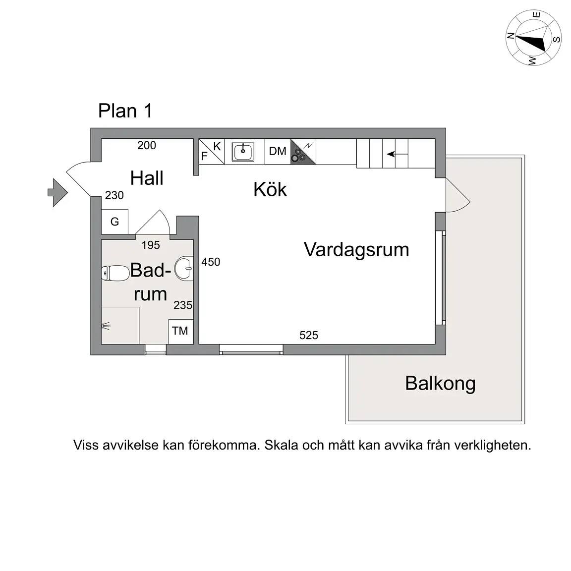 Planritning för Broslättsgatan 36