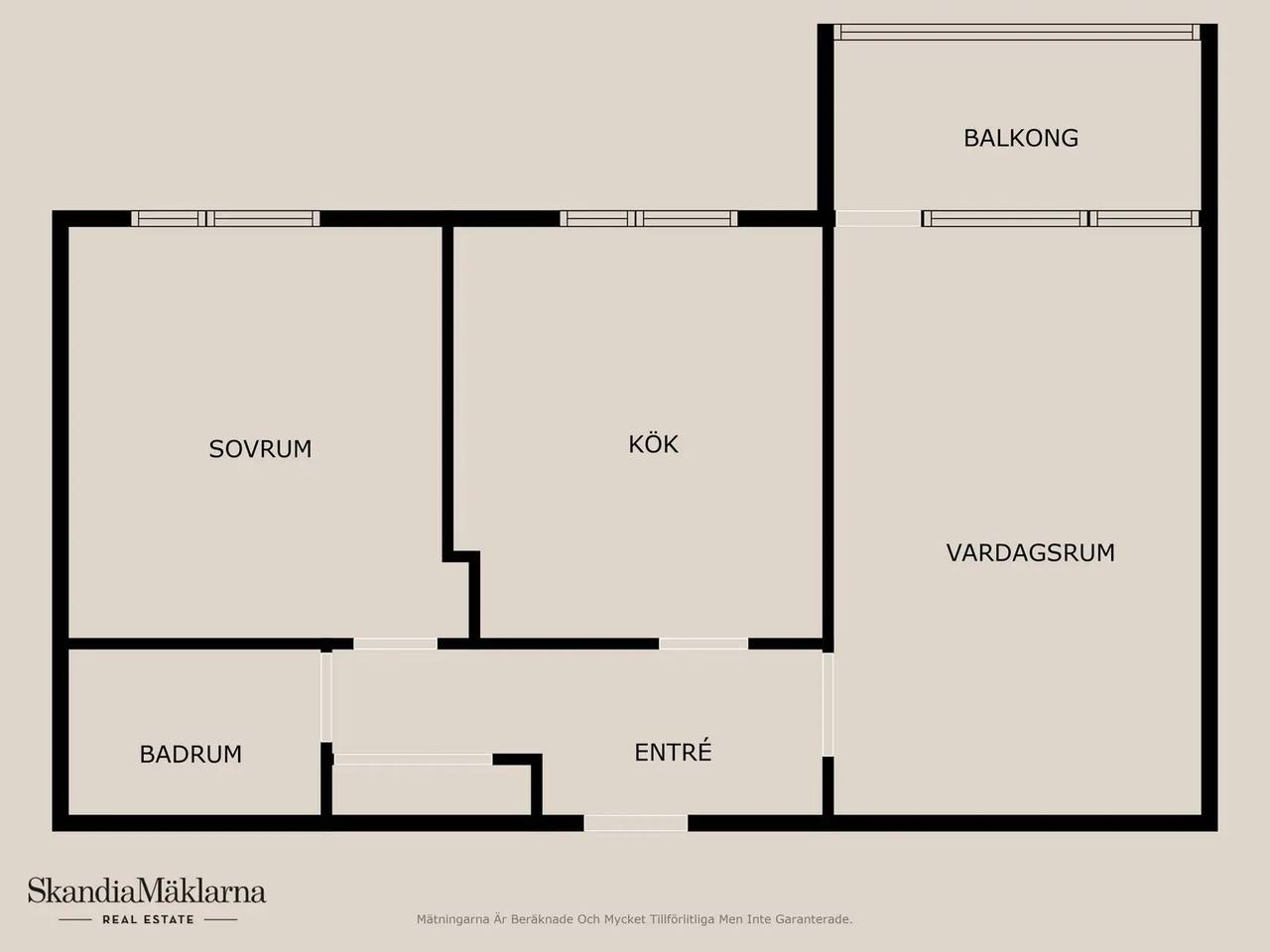 Floor plan for Flädervägen 5