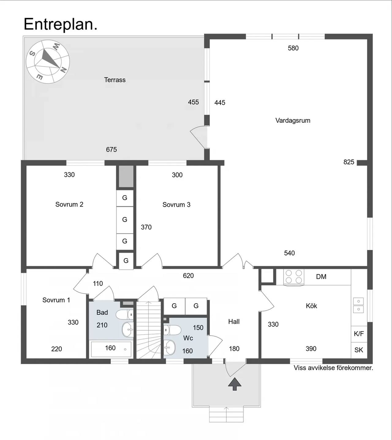 Floor plan for Enbacken 38