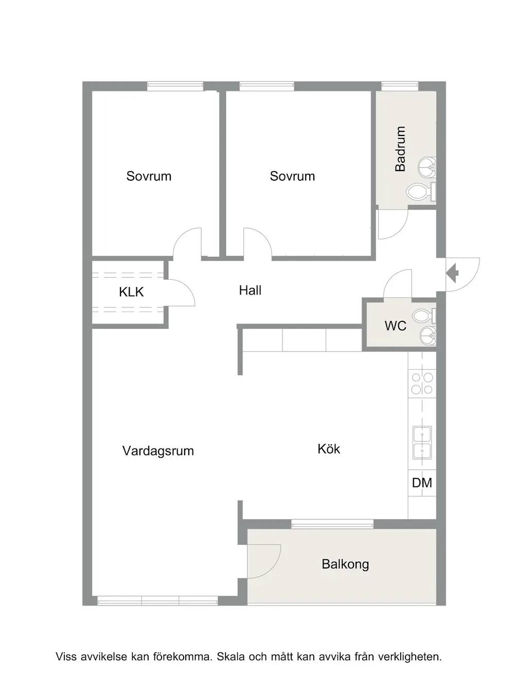 Floor plan for Tulpangatan 21