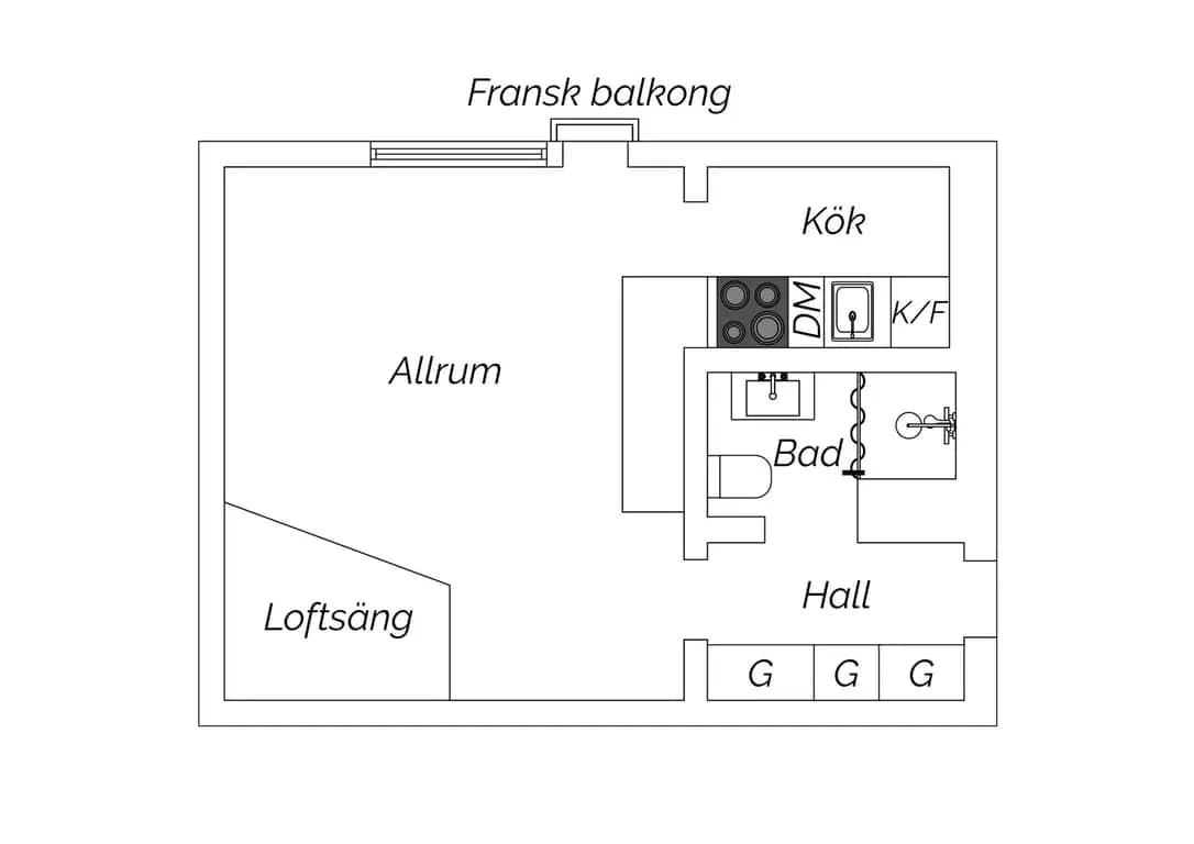 Planritning för Silvermyntsgatan 16