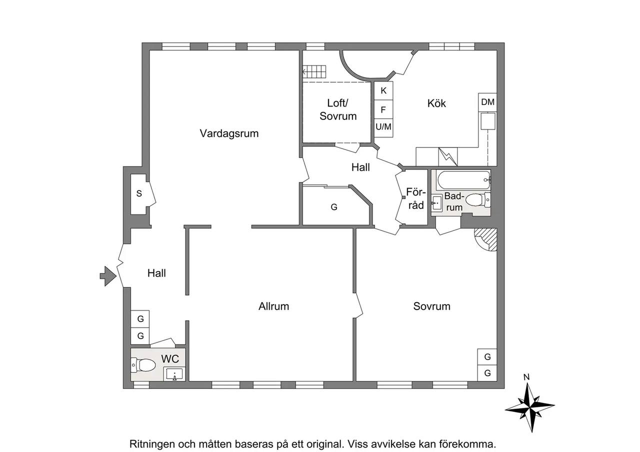 Planritning för Nygatan 51