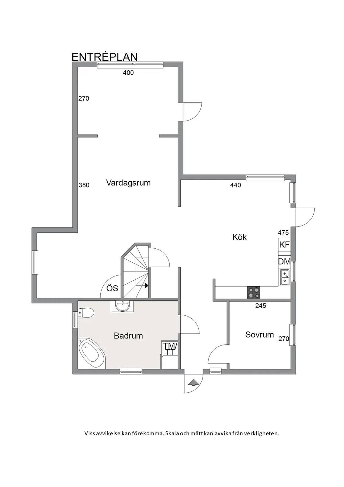 Floor plan for Rörviksvägen 17B
