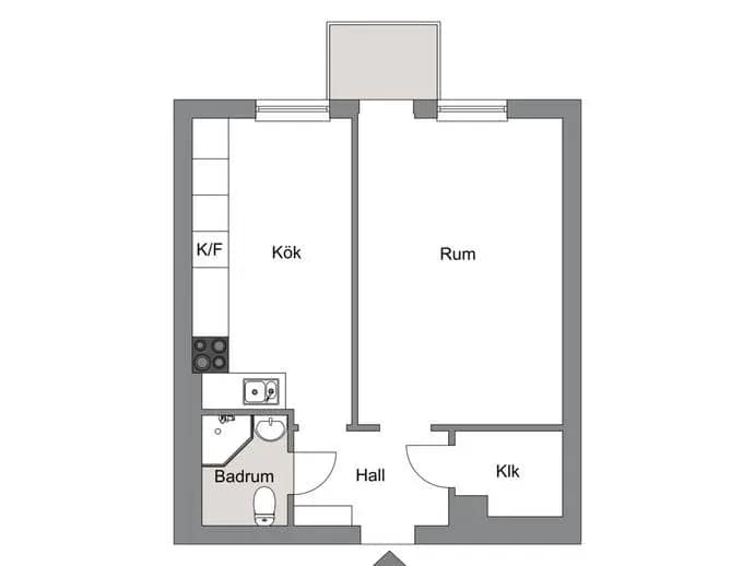 Planritning för Norbyvägen 77D