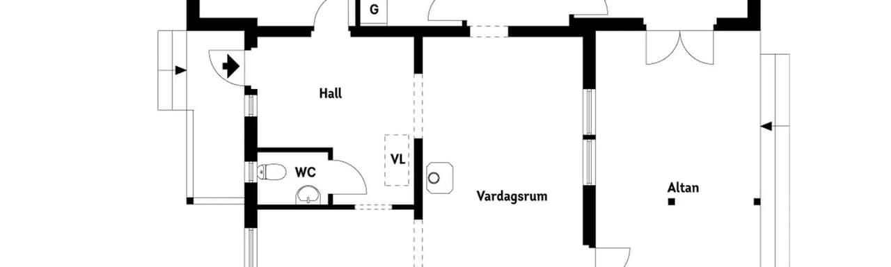 Floor plan for Åsebyberg 852