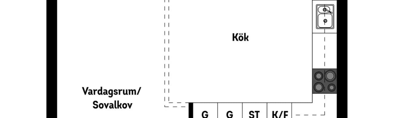 Planritning för Stora Törnekvior 13B