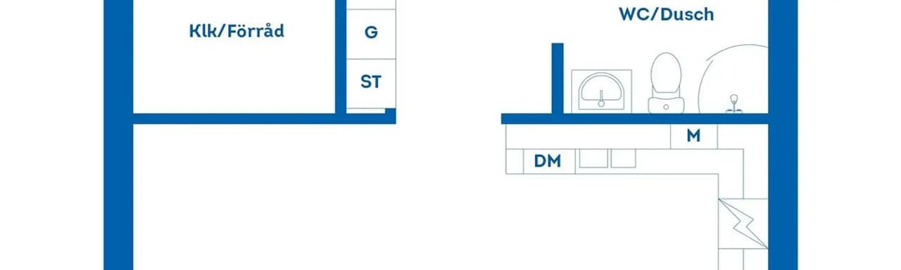 Floor plan for Stäppan 2E