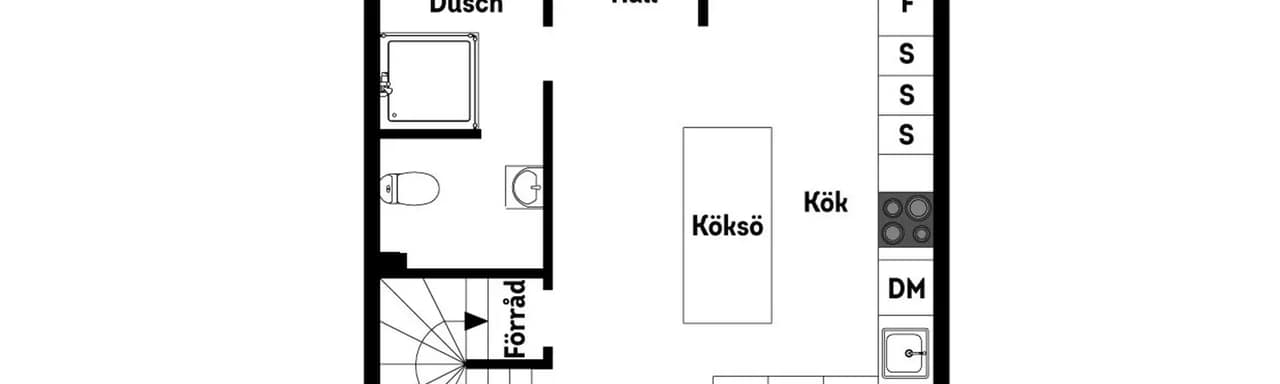Floor plan for Munkegärdegatan 266