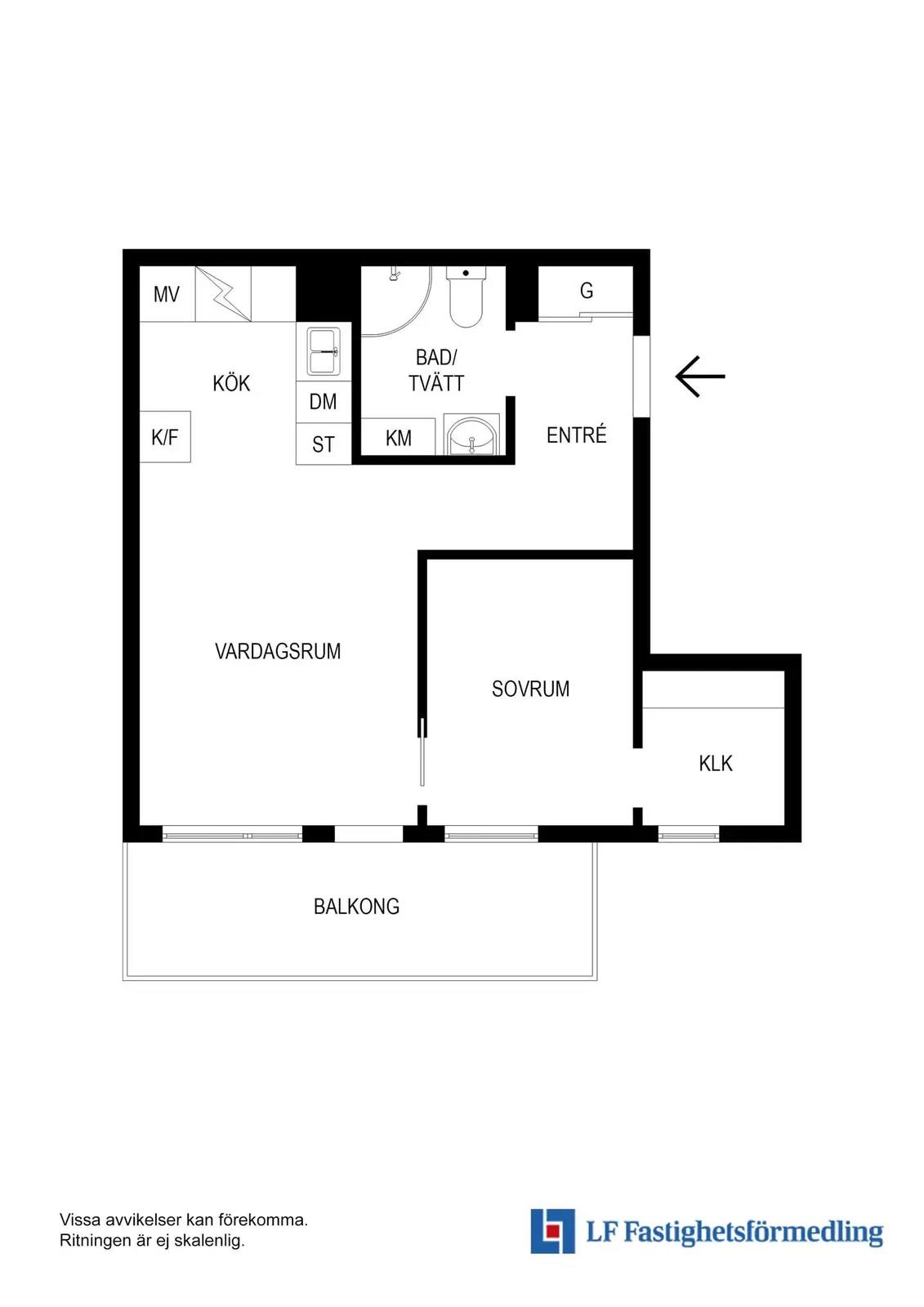 Planritning för Brännarvägen 3